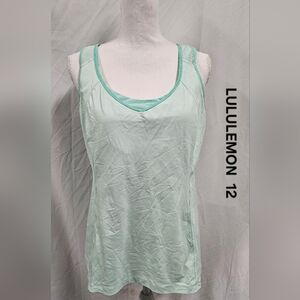 lululemon athletica Mint Scoop Neck Performance Tank